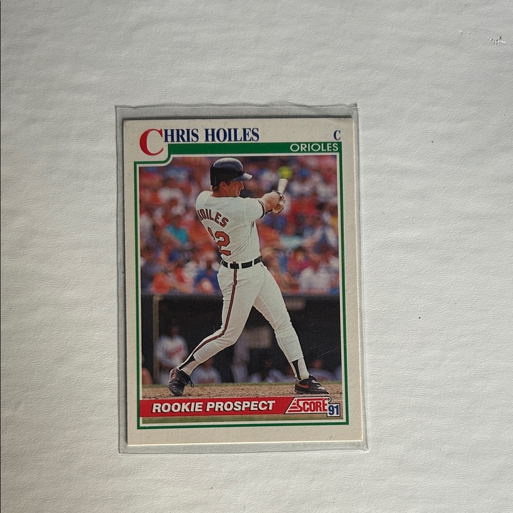 Chris Hoiles Rookie Prospect Baseball Card